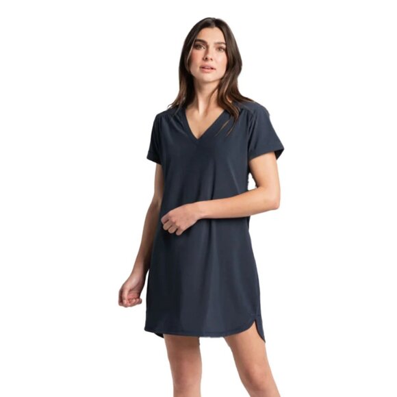 Lole Olive V-Neck Womens Dress - Picture 1 of 1